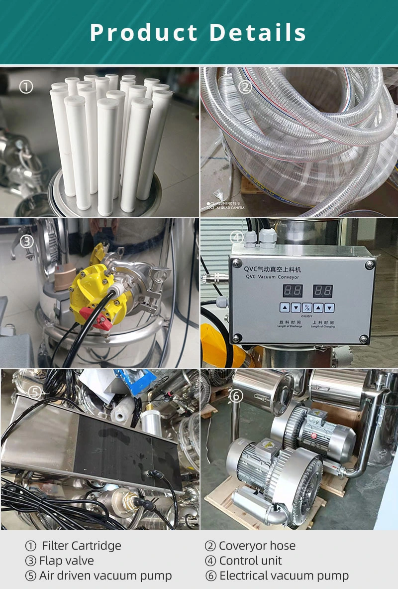 Pharmaceuticals Ibcs Industrial Pneumatic Air Vacuum Powder Automatic Conveying Equipment