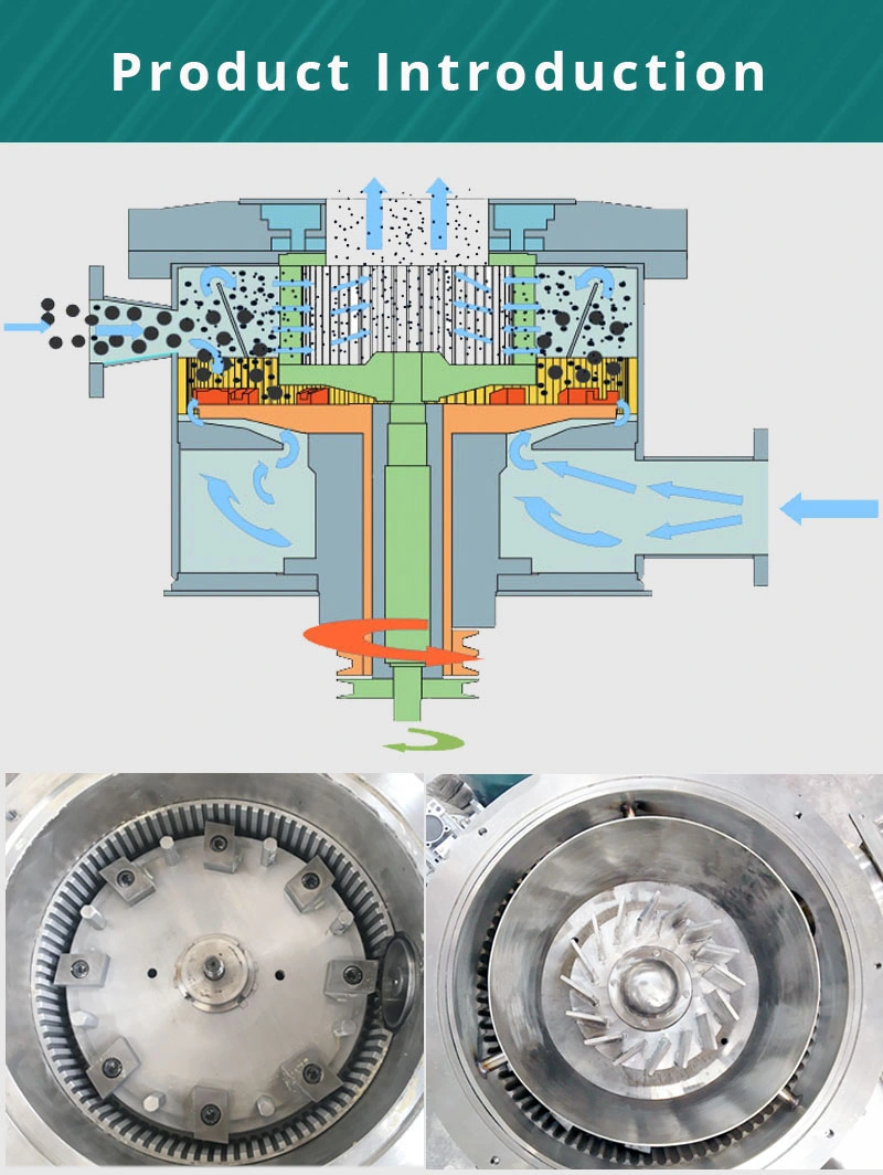 Gum Powder Ultrafine Air Classifying Impact Grinding Mill Equipment