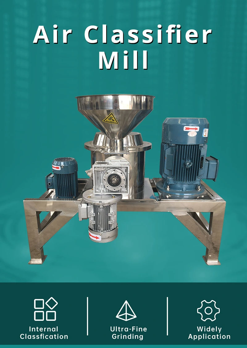 Gum Powder Ultrafine Air Classifying Impact Grinding Mill Equipment