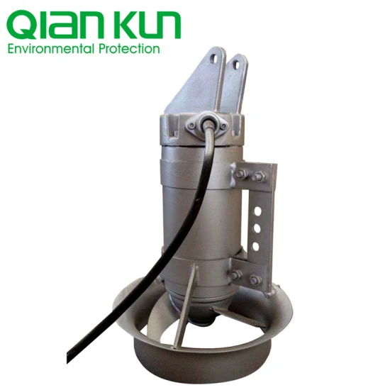 Aerator Low Speed Sewage Treatment Submersible Diving Agitator Mixer