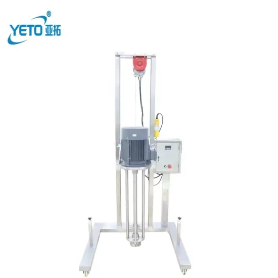 Electric /Pneumatic Lifting Water Based Paint Mixing Making Machine High Speed Dispersion Mixer Agitator